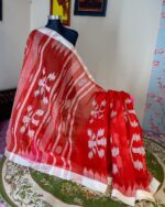 Red Desire Monipuri Saree - Image 2